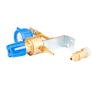 WELDMAX PIPELINE ARGON REGULATOR 0-30LPM - REAR MOUNT 5/8" - QWS - Welding Supply Solutions