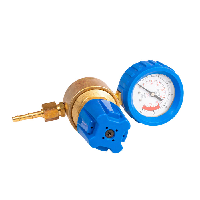 WELDMAX PIPELINE ARGON REGULATOR 0-30LPM - REAR MOUNT 5/8" - QWS - Welding Supply Solutions