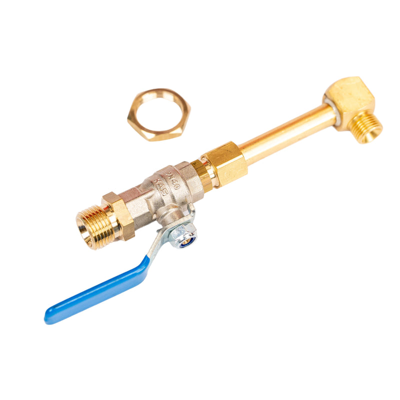 WELDMAX PIPELINE WALL MOUNT KIT 1/2" INLET, 5/8" OUTLET - QWS - Welding Supply Solutions