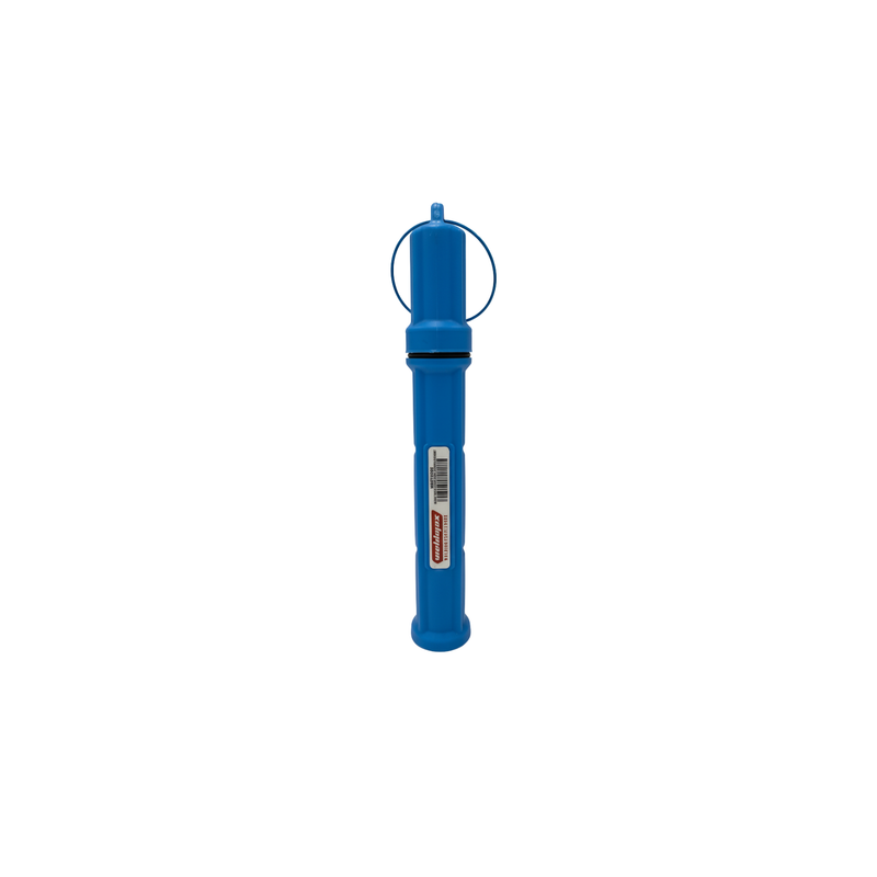 WELDMAX TUNGSTEN ELECTRODE STORAGE CONTAINER BLUE W/ MAGNET - QWS - Welding Supply Solutions