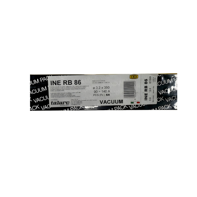 INE 8632 TWIN COAT ELECTRODE 7016 3.2MM 2KG/PACK - QWS - Welding Supply Solutions