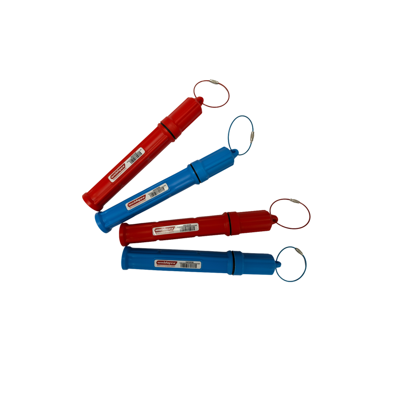 WELDMAX TUNGSTEN ELECTRODE STORAGE CONTAINER BLUE W/ MAGNET - QWS - Welding Supply Solutions