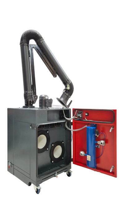 WELDMAX FUME EXTRACT W/SINGLE 160MM X 3M ARM XHD