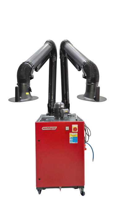 WELDMAX FUME EXTRACT W/DUAL 160MM X 3M ARM XHD