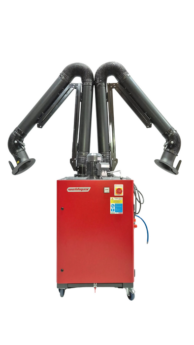 WELDMAX FUME EXTRACT W/DUAL 160MM X 3M ARM XHD