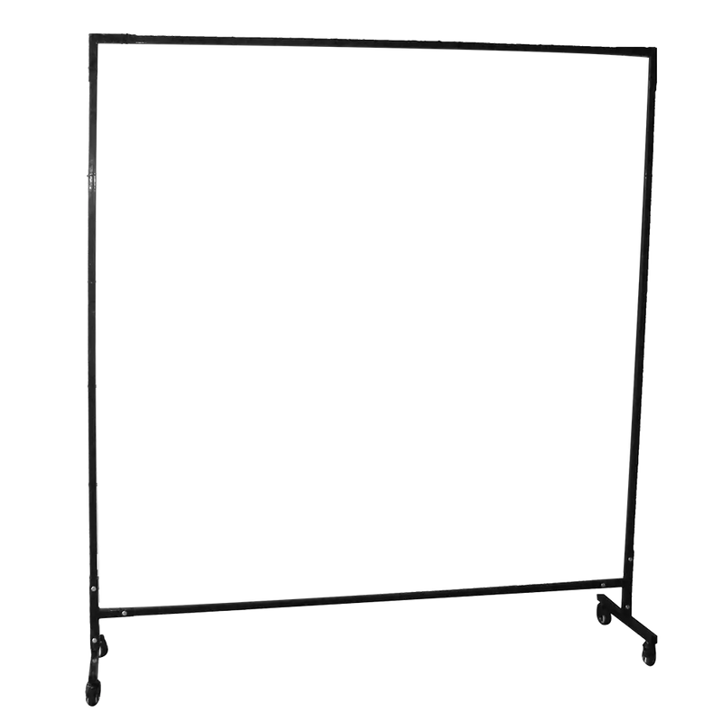 BLACK STEEL FRAME FOR WELDING SCREEN 1.8X1.8 NO SCREEN INC - QWS - Welding Supply Solutions