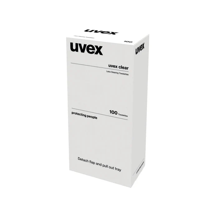 UVEX LENS WIPES TOWELLETTES BOX 100 - QWS - Welding Supply Solutions