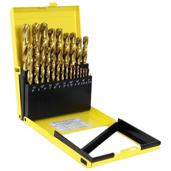 ALPHA METRIC DRILL SET 1-13MM 25 PCE - QWS - Welding Supply Solutions