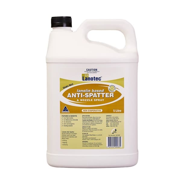 ANTISPATTER LANOTEC LIQUID 5LTR - QWS - Welding Supply Solutions