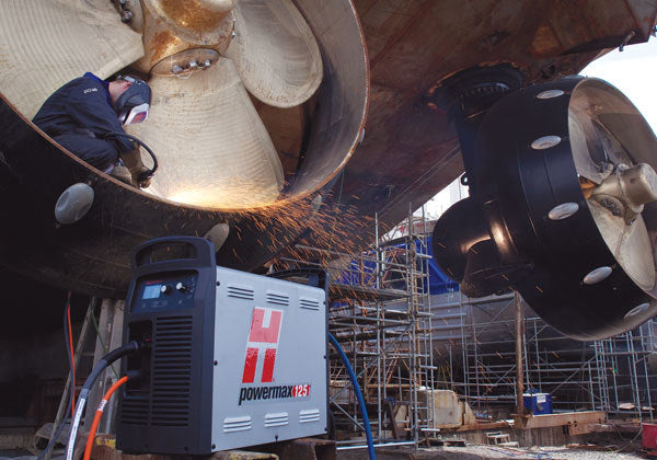 HYPERTHERM POWERMAX 125 CE 400V CPC & SERIAL PORTS MECH 7.6M - QWS - Welding Supply Solutions