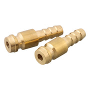 GAS & WATER QUICK CONNECT MALE FITTING 6MM BARB - QWS - Welding Supply Solutions
