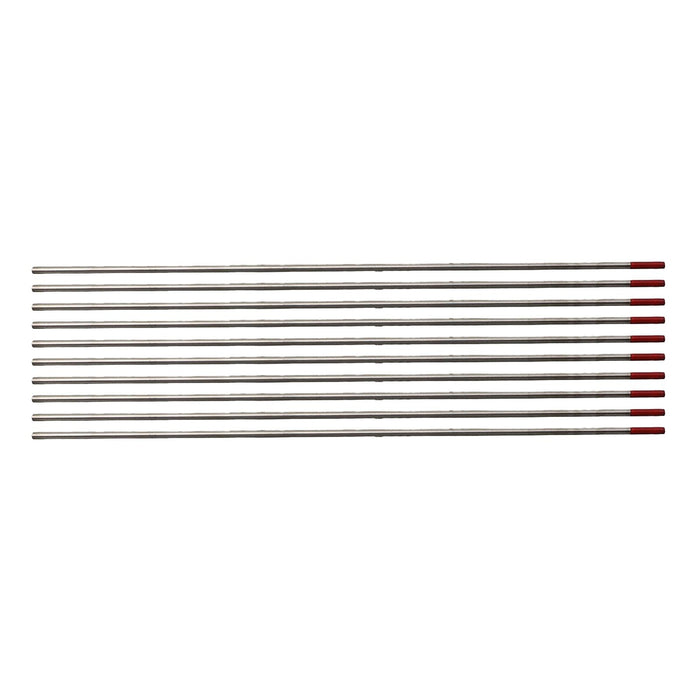 TUNGSTENS THORIATED RED 1.6MM SUIT STAINLESS OR MILD STEEL - QWS - Welding Supply Solutions
