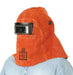 BIG RED CONFINED SPACE LEATHER HOOD WITH HELMET SHELL - QWS - Welding Supply Solutions
