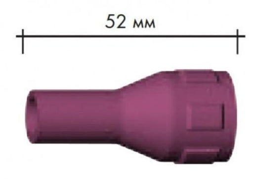 BINZEL TORNADO ABITIG CERAMIC NOZZLE 10MM 52MM LONG - QWS - Welding Supply Solutions