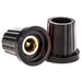 BLACK 15.7MM POTENTIOMETER KNOB 6.35MM - QWS - Welding Supply Solutions