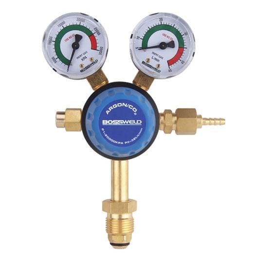 BOSSWELD REGULATOR ARGON TWIN GAUGE - QWS - Welding Supply Solutions