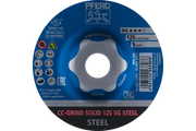 PFERD CC GRIND SOLID DISC 125MM SG STEEL - QWS - Welding Supply Solutions