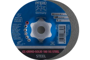 PFERD CC GRIND SOLID 180MM SG STEEL - QWS - Welding Supply Solutions
