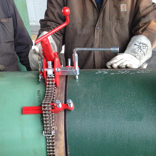 CHAIN CLAMP STEEL FOR PIPE RANGE 4"  - 20" - QWS - Welding Supply Solutions