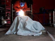 CHROME LEATHER DRAPE BLANKET 1800MM X 1800MM - QWS - Welding Supply Solutions