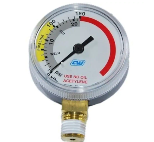 COMET GAUGE OXY GAUGE 30000 KPA BLK PKD - QWS - Welding Supply Solutions