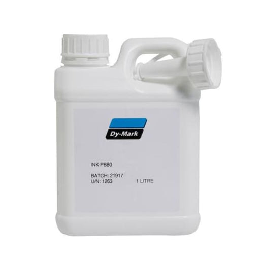 DYMARK PB80 MARKING INK WHITE 1LTR - QWS - Welding Supply Solutions