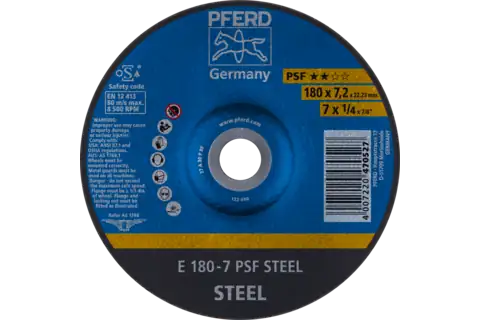 PFERD GRINDING DISC 178X7.2X22 GP - QWS - Welding Supply Solutions