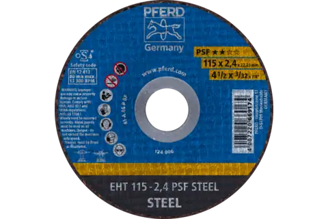 PFERD CUTTING DISC STEEL 115X2.4X22 GP - QWS - Welding Supply Solutions