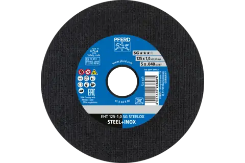 PFERD CUTTING DISC 125X1.0MM STEELOX - QWS - Welding Supply Solutions
