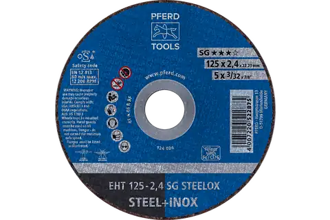 PFERD CUTTING DISC 125X2.4X22 INOX - QWS - Welding Supply Solutions