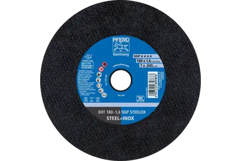 PFERD CUTTING DISC 180X1.6X22 SG-INOX - QWS - Welding Supply Solutions