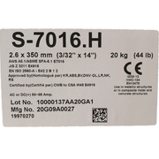 ELECTRODE 7016.H LOW HYDROGEN 2.6MM - QWS - Welding Supply Solutions