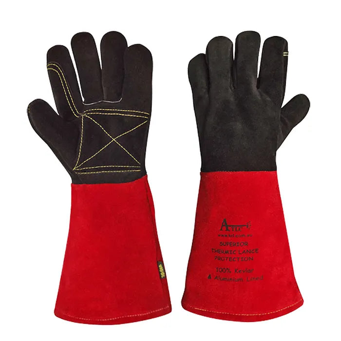 GLOVES LEATHER FOR THERMIC LANCING - QWS - Welding Supply Solutions