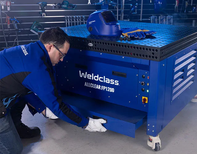 ALLCLEAR FP1200 DOWNDRAFT WITH FIXTURE POINT TABLE TOP 1200
