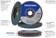WELDCLASS FLAP DISC 125MM 60GRIT - QWS - Welding Supply Solutions