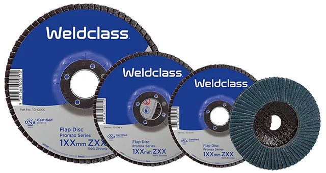 WELDCLASS FLAP DISC 125MM 60GRIT - QWS - Welding Supply Solutions