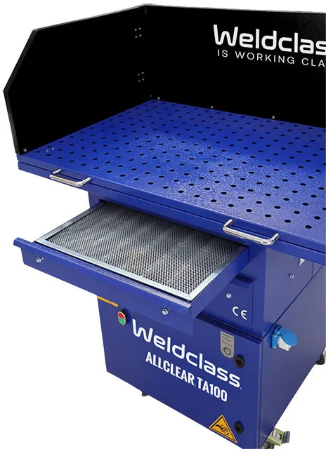 ALLCLEAR® TA100 GRINDING & WELDING TABLE WITH FUME EXTRACTOR