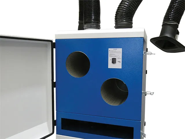 ALLCLEAR MA350 STD – MOBILE FUME EXTRACTOR DUAL ARM - QWS - Welding Supply Solutions