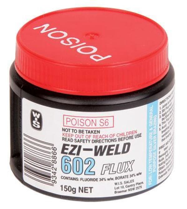 EZIWELD FLUX 602 SILVER SOLDER 200G QWS Welding Supply Solutions
