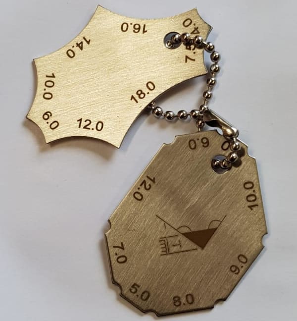 FILLET GAUGE METRIC - QWS - Welding Supply Solutions