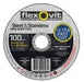 FLEXOVIT CUTTING DISC 100X1.0X16 INOX 15102010 - QWS - Welding Supply Solutions
