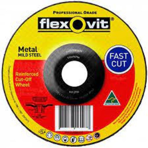 FLEXOVIT CUTTING DISC 100X3.4MM GP D/C 6310234 - QWS - Welding Supply Solutions