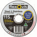 FLEXOVIT CUTTING DISC 115X1.6MM MEGA INOX 15115016 - QWS - Welding Supply Solutions
