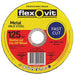 FLEXOVIT CUTTING DISC 125X2.5MM GP FLAT 1012722 - QWS - Welding Supply Solutions