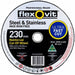 FLEXOVIT CUTTING DISC 230X2.0MM MEGA INOX 15230020 - QWS - Welding Supply Solutions