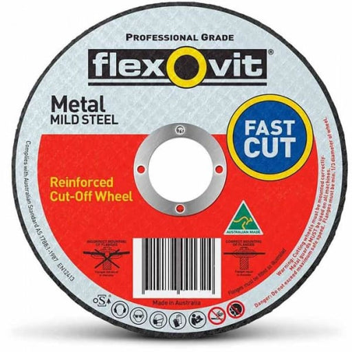 FLEXOVIT CUTTING DISC 230X2.5MM GP FLAT 1023022 - QWS - Welding Supply Solutions