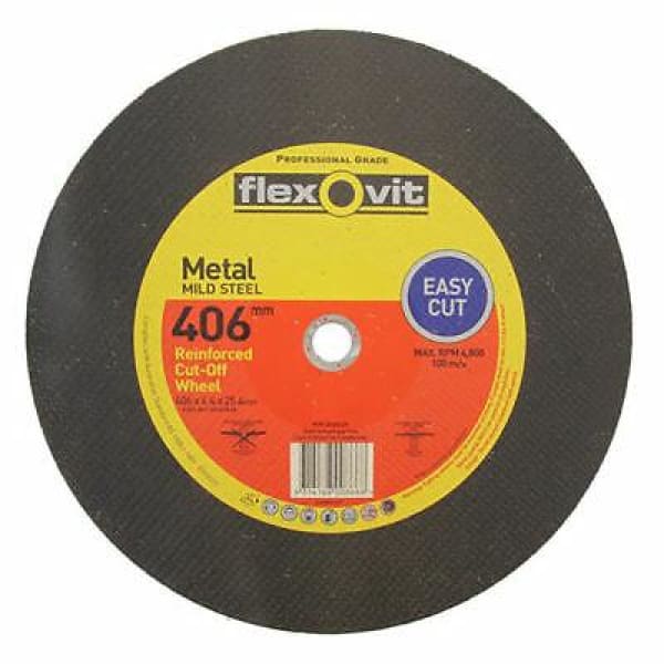 FLEXOVIT CUTTING DISC 406X4.4X25.4MM H/S 2040625 - QWS - Welding Supply Solutions
