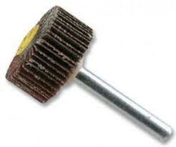 FLEXOVIT FLAP WHEEL 30X15MM P80 6MM SPINDLE CK382140 - QWS - Welding Supply Solutions