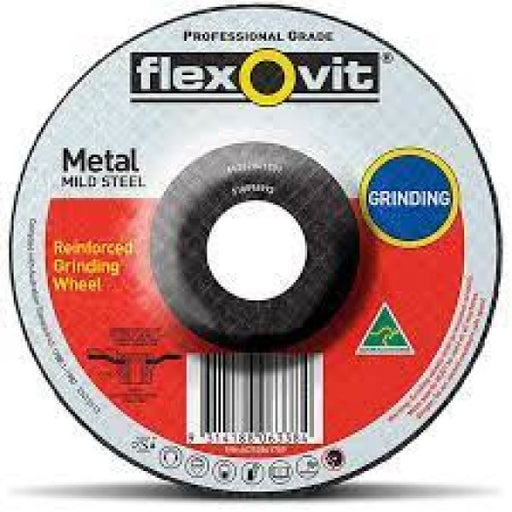 FLEXOVIT GRINDING DISC 180X4.5 GP D/C 6017845 - QWS - Welding Supply Solutions