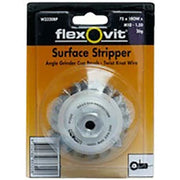 FLEXOVIT TWIST KNOT CUP BRUSH 100 M14 W3400 - QWS - Welding Supply Solutions